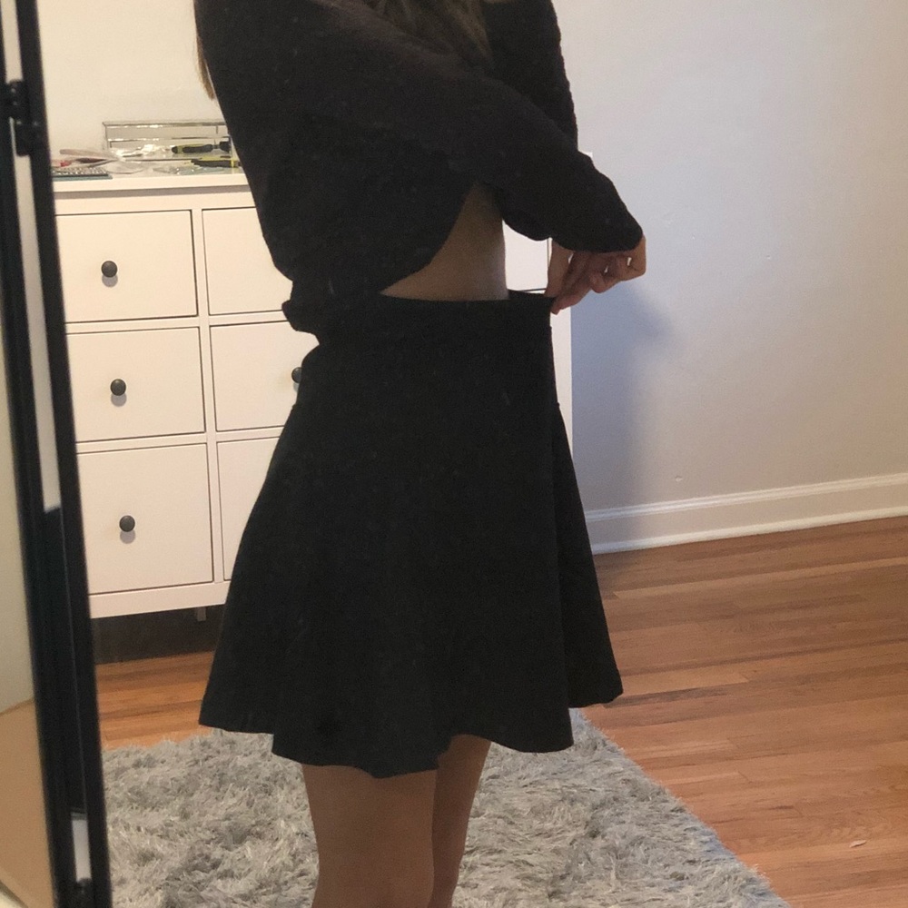 Black A-Line Skirt